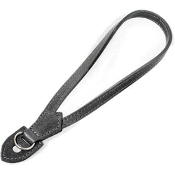 Black Label Bag Leather Wrist Strap (Gray)
