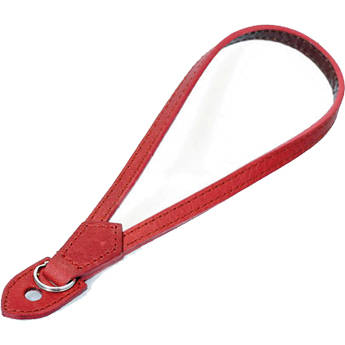 Black Label Bag Leather Wrist Strap (Red)