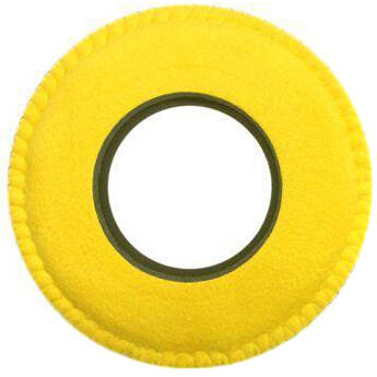Bluestar Round Ultra Small Viewfinder Eyecushion (Ultrasuede Yellow)