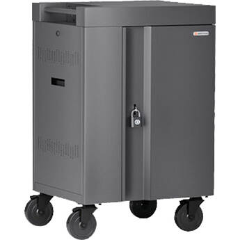 Bretford CUBE Cart Mini (24-Device Rise Academy Logo Platinum)