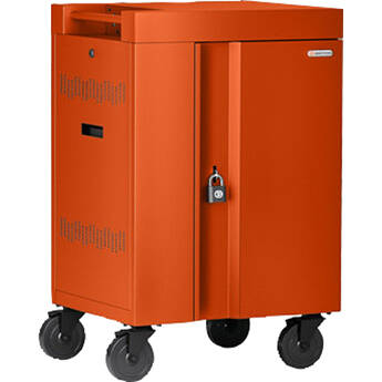 Bretford CUBE Cart Mini Pre-Wired (24 Devices Tangerine)
