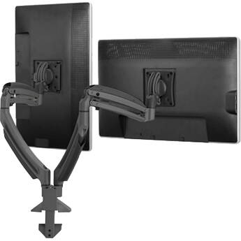 Chief K1D220B-G Dynamic Desk Clamp Dual Monitor Mount for 10 to 32