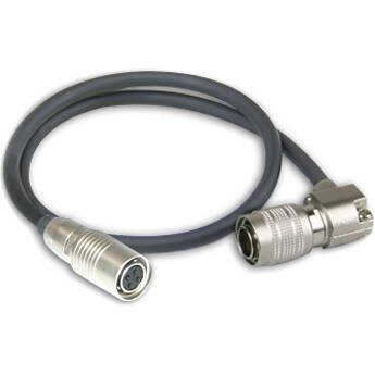 Hawk-Woods Right-Angle Hirose 4-Pin Male to Hirose 4-Pin Female Cable (1.9')