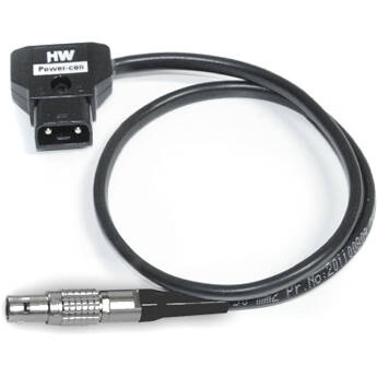 Hawk-Woods D-Tap Male to 4-Pin LEMO OB Male Cable (9.8