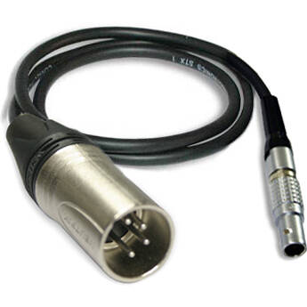 Hawk-Woods 4-Pin XLR Male to 2-Pin LEMO 0B Male Cable (3.3')