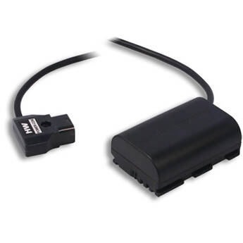 Hawk-Woods D-Tap 2-Pin Male to LP-E6 Type Dummy Battery for BMPCC 4K (1.5')
