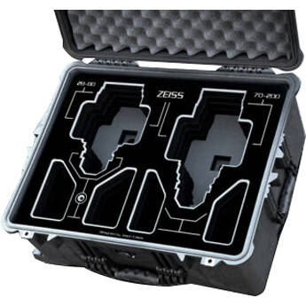 Jason Cases Zeiss 28-80mm and 70-200mm CZ.2 Lens Case (Black Overlay)