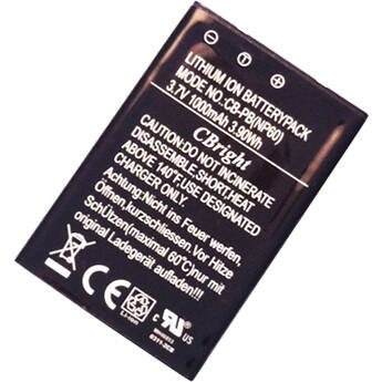 ULTRAMAX NP-60 Lithium-Ion Battery Pack for Select Digital Cameras (3.7V 1000mAh)