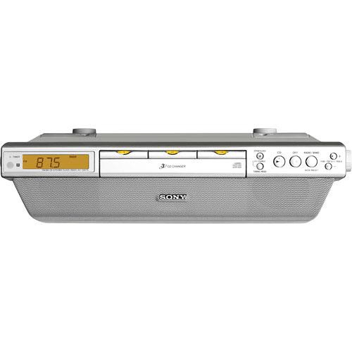 Sony Demo Icf Cdk70 Under Cabinet Kitchen Cd Clock Radio