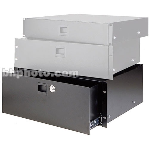 Raxxess Sliding Rack Drawer 3 Space Sdr 3 B H Photo Video