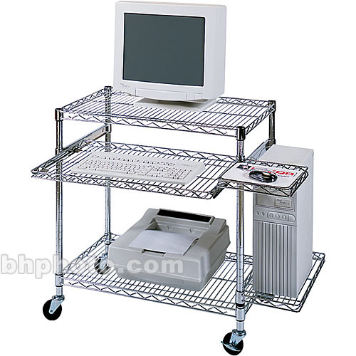 Luxor Wire Computer Station With Pull Out Shelf Model Licw3018