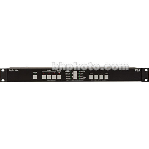 Fsr Mas 4100a Video Scaler Switcher Scan Converter Mas 4100a