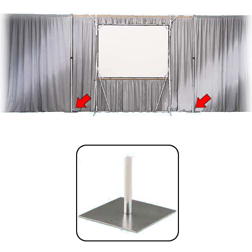 Draper Pipe And Drape Flat Steel Base 223005 B H Photo Video