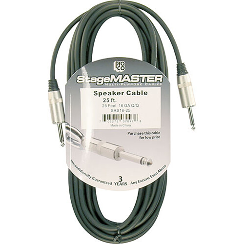 SRS16-25 16GA Speaker Cable 25-Feet