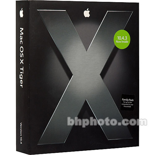 Apple Mac Os X V104 Tiger Operating System Software Five License Family Pack - 