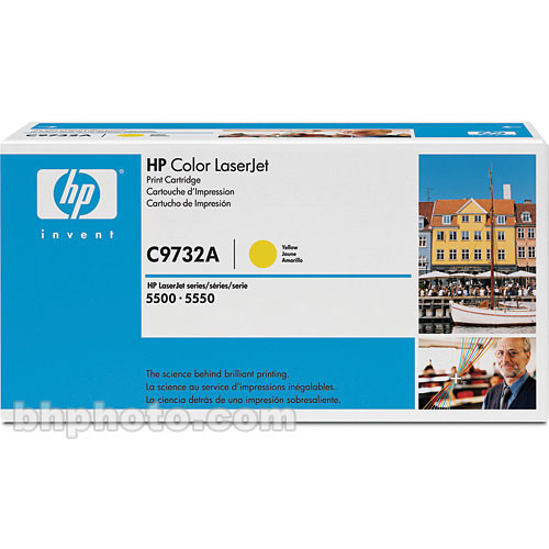 HP C9732A Yellow Toner Cartridge for 5500 5550 Series