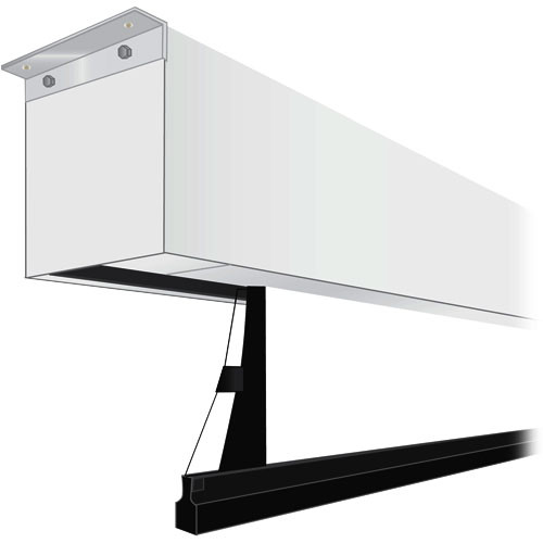 Draper Signature Series V Motorized Front Projection Screen With Quiet Motor Wall Or Ceiling Mounted Tab Tensioned 50 X 50 71 Diagonal