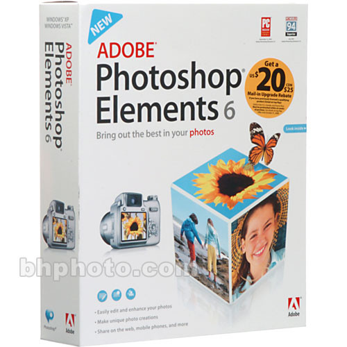 Adobe Photoshop Elements 6 0 Software For Windows B H