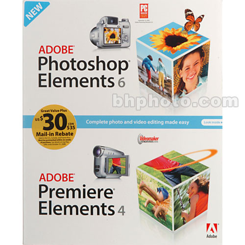 Adobe Premiere Elements 4 And Photoshop Elements 6 29180386 B H