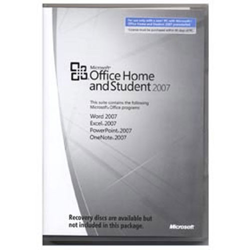 Microsoft Office Home And Student 07 For Windows Oem