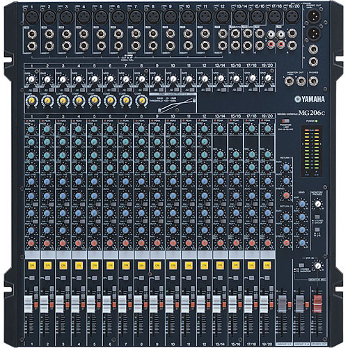 Yamaha Mg6c Channel 6 Bus Rack Mountable Mixer Mg6c B H