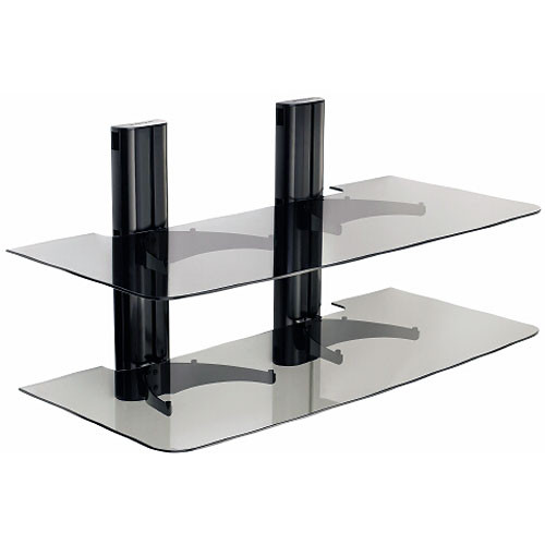 Sanus Vf2022 Two Shelf Dual Column Av Wall Mount Vf2022 B1 B H