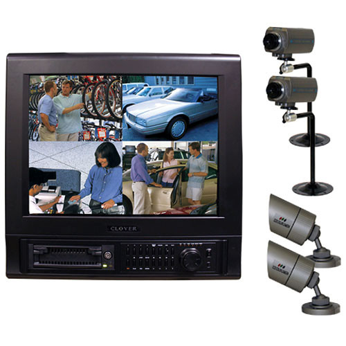 Clover Electronics C1704dvr Surveillance Package Kit C1704dvr