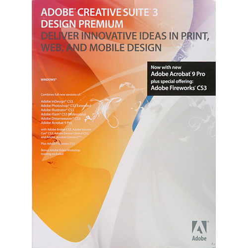 Adobe Design Premium Cs3 3 Software Suite For Mac B H