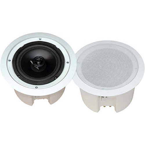 Pyle Pro Pdpc82 8 2 Way Round Enclosed In Ceiling Speaker Pair