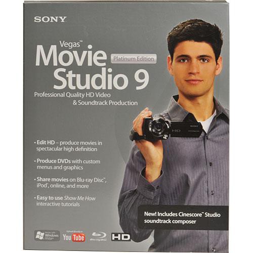 Sony Vegas Movie Studio 9 Platinum Edition Video Spvms9000 B H