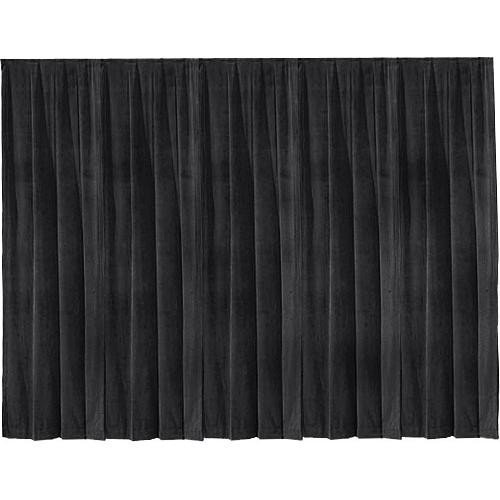 Draper 12 X 50 Drape Panel Single Panel Black