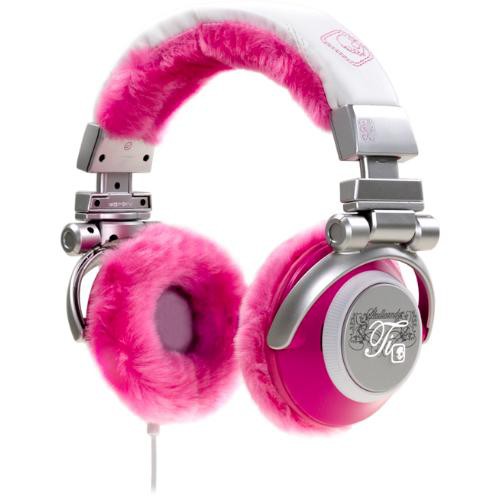 pink dj headphones