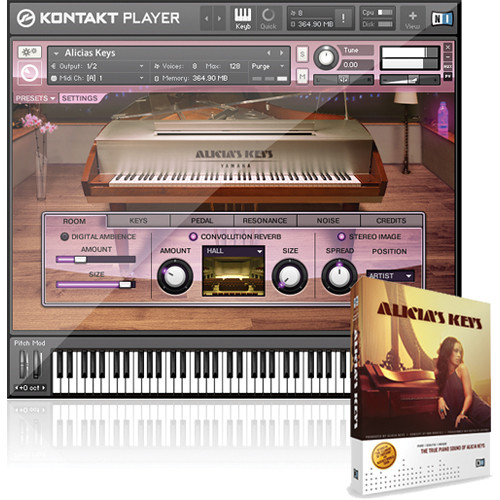Native Instruments Alicia S Keys Virtual Piano Software 20711