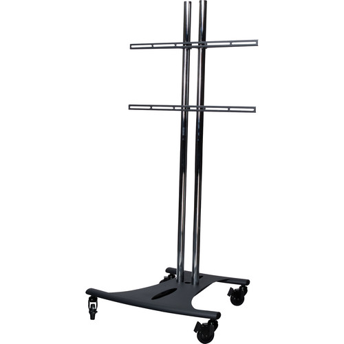 Premier Mounts (EBC72-UFA) EBC72-UFA Elliptical Floor Stand with Flat Mount For Carts and Stands (Includes PSD with EB72C and UFA Fixed Mount ( Black Mount and Stand)