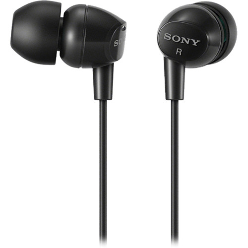 Sony Mdr Ex10lp In Ear Stereo Headphones Black Mdrex10lp Blk