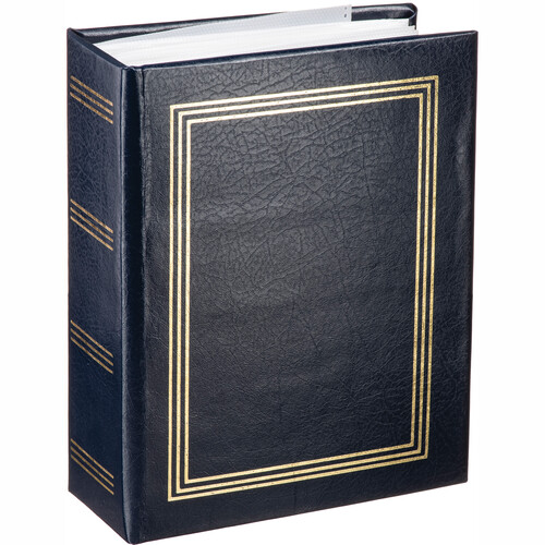 4/" x 6/" Plain Photo Album with 100 Pockets Assorted Colours