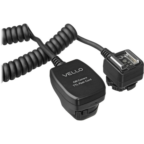 Vello Off-Camera TTL Flash Cord for Canon Cameras