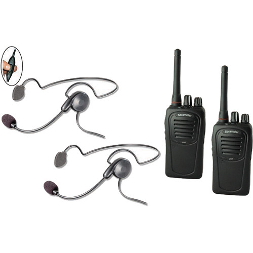 Eartec MXSC4GD1000I Max 4G Double Headset with Inline PTT for SC-1000 Scrambler 