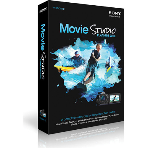 Sony Movie Studio Platinum 12 Suite Mspsms100 B H Photo Video