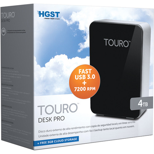 Hgst 4tb Touro Desk Pro 7200 Rpm Usb 3 1 Gen 1 External 0s03506