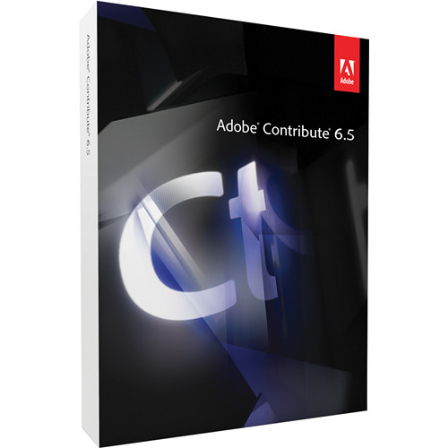 Adobe Contribute 6 5 Mac Upg 1 U Dvd 0 Pt 65191132 B H Photo