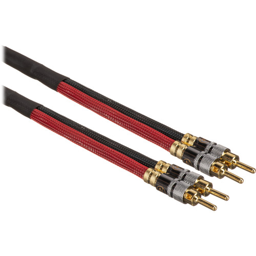 Canare (CA4S112B2B10) 4S11 Star Quad Speaker Cable Dual Banana to Dual Banana (10')