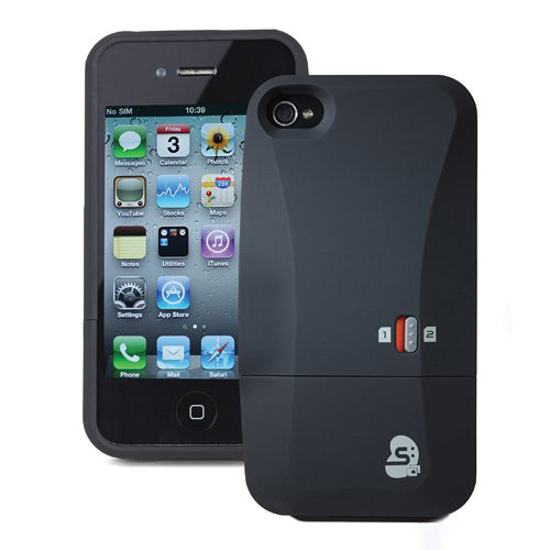 Kjb Security Products Ds500 Dual Sim Card Case For Iphone 4