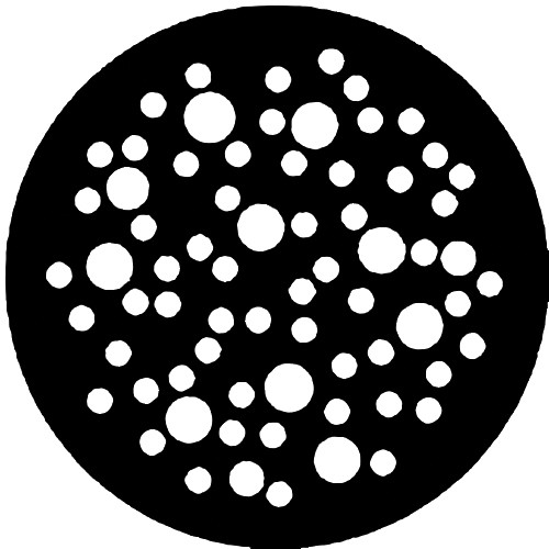 Rosco Standard Steel Gobo 7808 Dot Breakup Large Rosco Standard Steel Gobo 7808 Dot Breakup Large