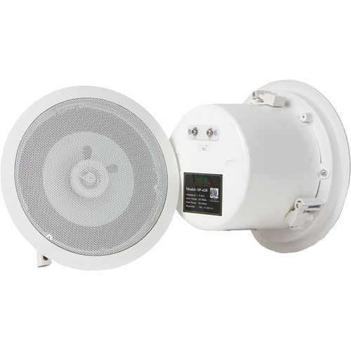 Teachlogic Sp 628 Ceiling Speaker Coaxial 8 Ohm With Metal Back Can And Tile Bridge