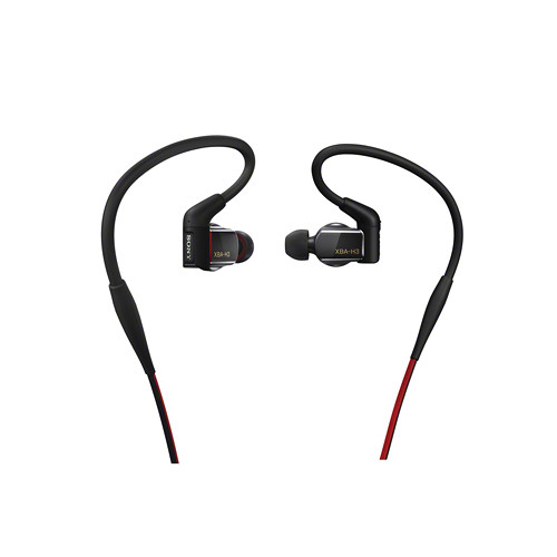 Sony Xba H3 Hybrid 3 Way In Ear Headphones Xba H3 B H Photo Video