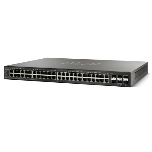 Switch administrado apilable Gigabit Ethernet PoE de 48 puertos Cisco SG500X-48MP-K9 (740 W)