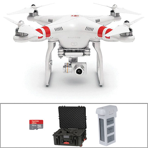 DJI Phantom 2 Vision+ 2.0 Quadcopter with Wheeled Case & Extra Battery Bundle DJI Phantom 2 Vision+ 2.0 Quadcopter with Wheeled Case & Extra Battery Bundle