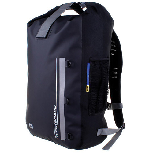 black waterproof rucksack