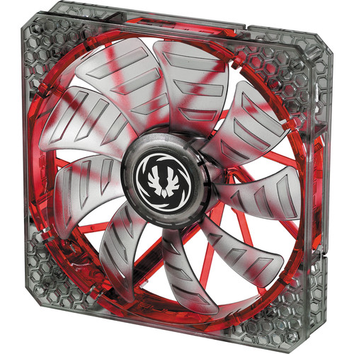 BitFenix Spectre Pro 140mm LED Case Fan (Red LEDs, Black Frame)